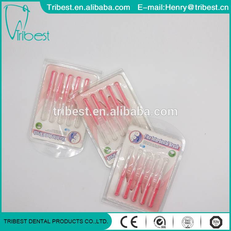 Dental disposable toothbrush orthodontic interdental brush with orthodontic use